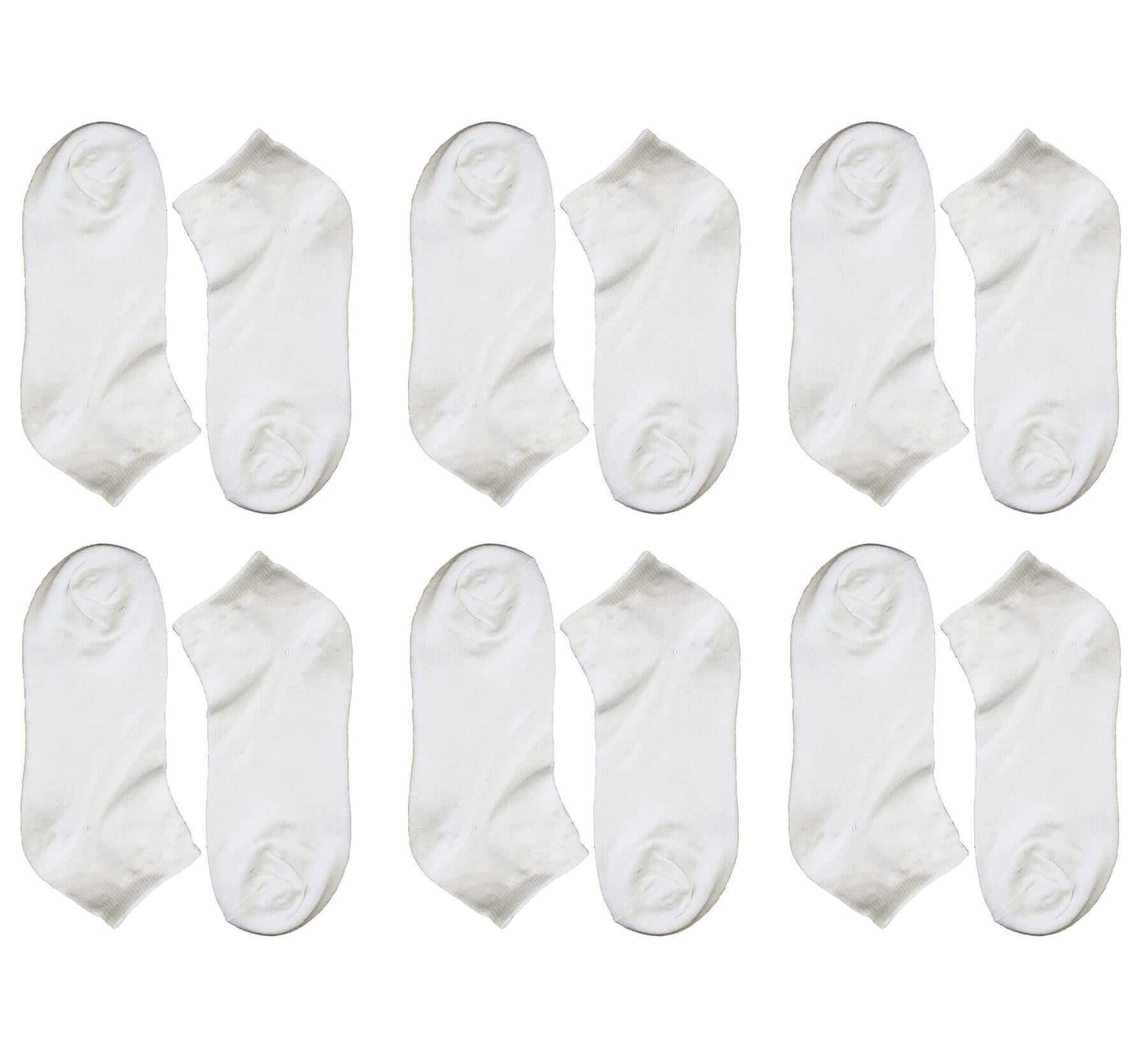 12 Pairs Mens Breathable Sport Trainer Socks with Arch Brace Support and Anti-Crimping Design for Running Gym Workouts Durable Cotton Blend White and Black Sizes UK 6-11 by Sock Stack. Buy now for £7.00.