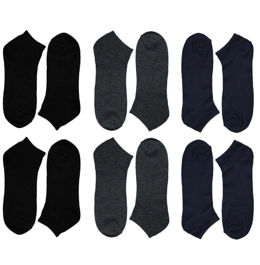 12 Pairs Mens Breathable Sport Trainer Socks with Arch Brace Support and Anti-Crimping Design for Running Gym Workouts Durable Cotton Blend White and Black Sizes UK 6-11 by Sock Stack. Buy now for £7.00.