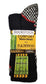 12 Pairs Mens Heavy Duty Bamboo Work Socks Moisture Wicking Cushioned Reinforced Heel Toe for Construction and Outdoor Work UK Sizes 6-11 Sock Stack. Buy now for £18.00.
