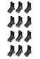 12 Pairs Mens Heavy Duty Bamboo Work Socks Moisture Wicking Cushioned Reinforced Heel Toe for Construction and Outdoor Work UK Sizes 6-11 Sock Stack. Buy now for £18.00.