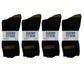 12 Pairs Mens Heavy Duty Work Socks Cushion Sole Reinforced Toe Durable Boot Socks for Construction Outdoor Sizes UK 6-11 EUR 39-45 Sock Stack. Buy now for £10.00.