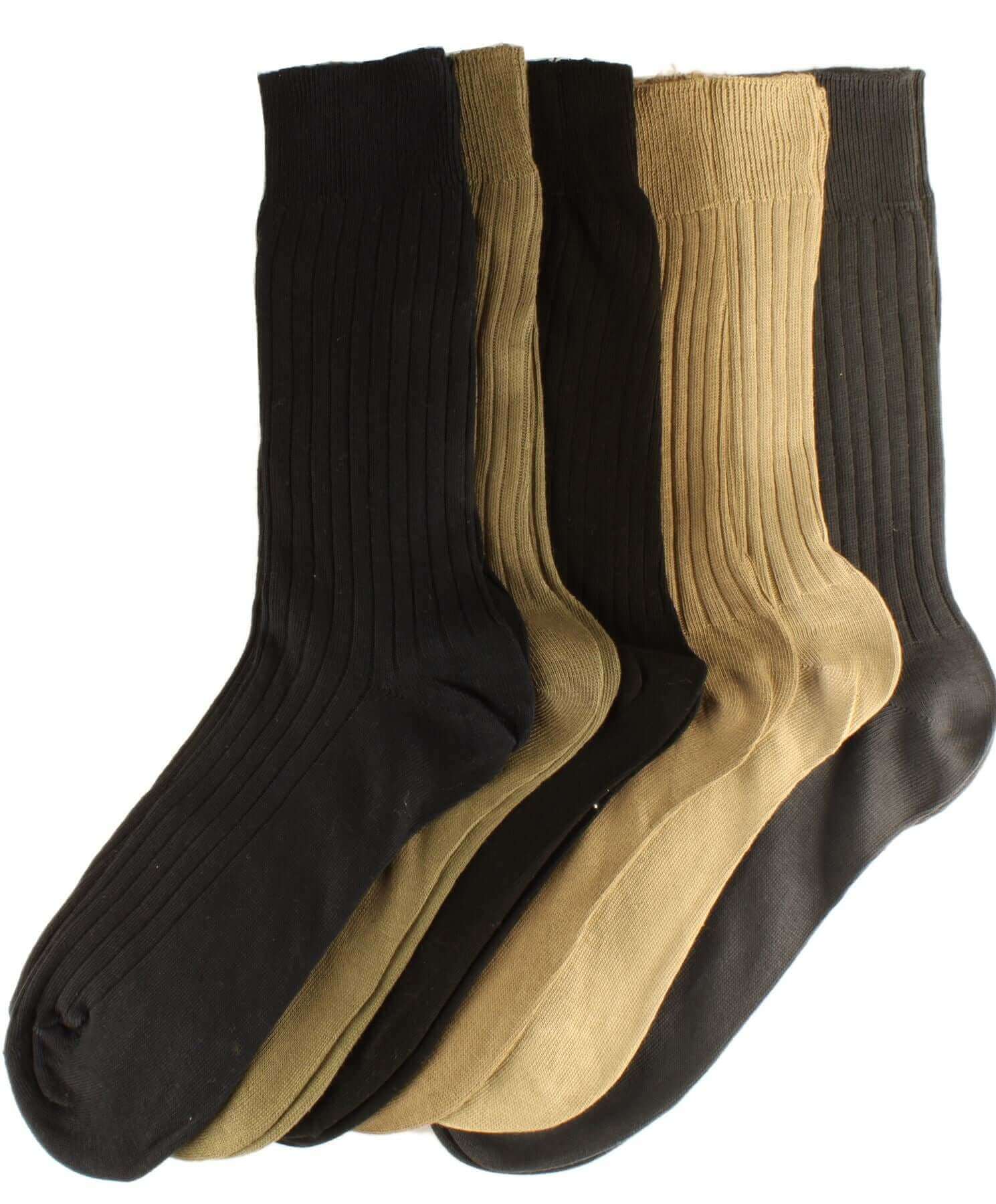12 Pairs Men's Seamless Toe 100% Cotton Dress Socks Ribbed Moisture-Wicking Antibacterial Breathable Assorted Colours for Formal and Casual Wear by Sock Stack. Buy now for £9.00.