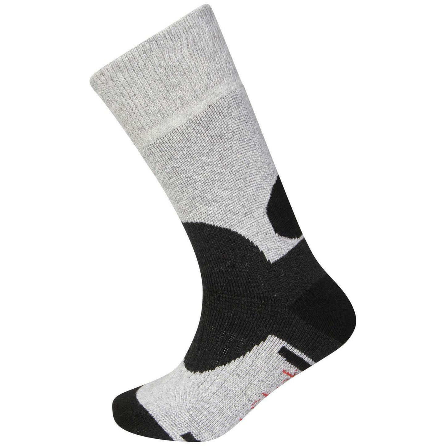 12 Pairs Mens Wool Hiking Work Boot Socks with Padded Sole Reinforced Heel and Toe for Ultimate Comfort and Durability Black and Grey UK 6-11 EU 39-45 Sock Stack. Buy now for £8.00.