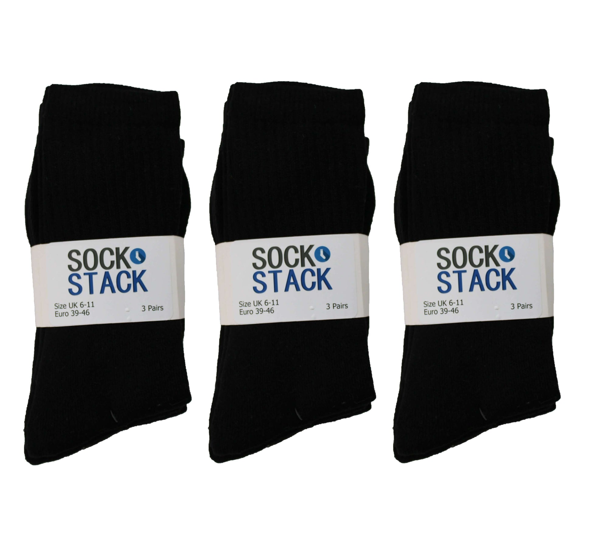 15 Pairs Mens Cotton Rich Sport Socks Running Hiking Football Cushioned Anti-Blister Moisture-Wicking Breathable Comfortable UK Sizes 6-11 by Sock Stack. Buy now for £8.00.