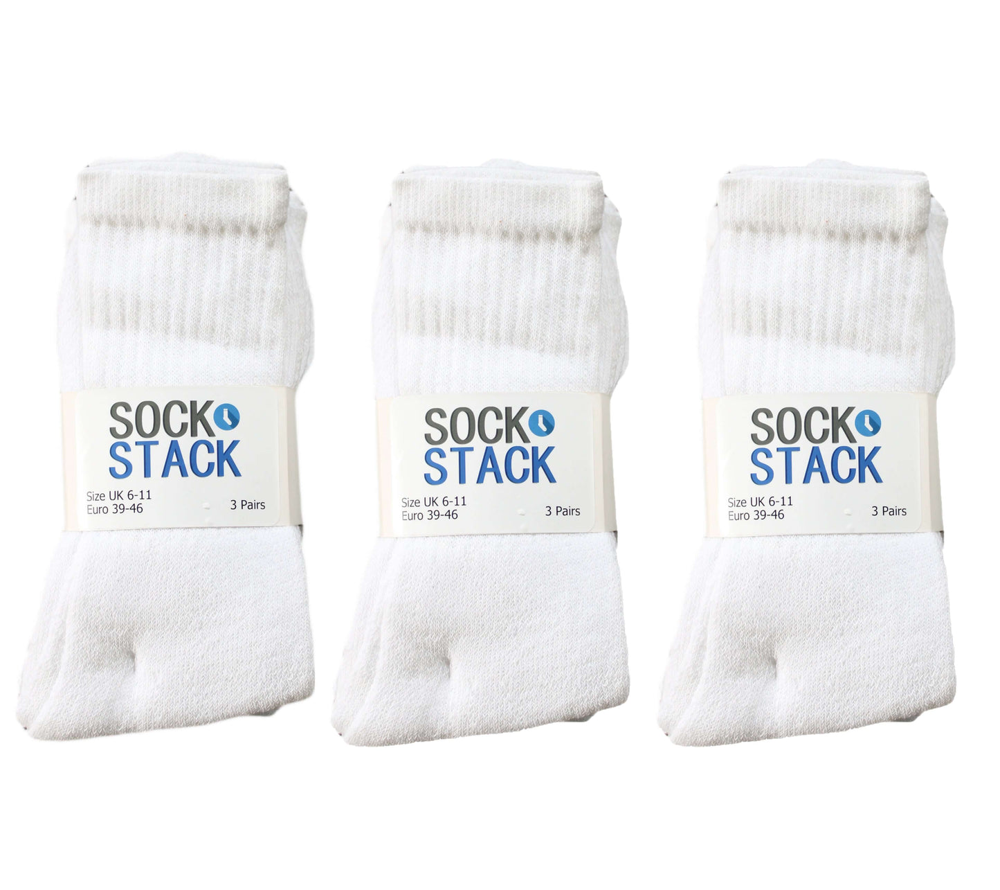 15 Pairs Mens Cotton Rich Sport Socks Running Hiking Football Cushioned Anti-Blister Moisture-Wicking Breathable Comfortable UK Sizes 6-11 by Sock Stack. Buy now for £8.00.