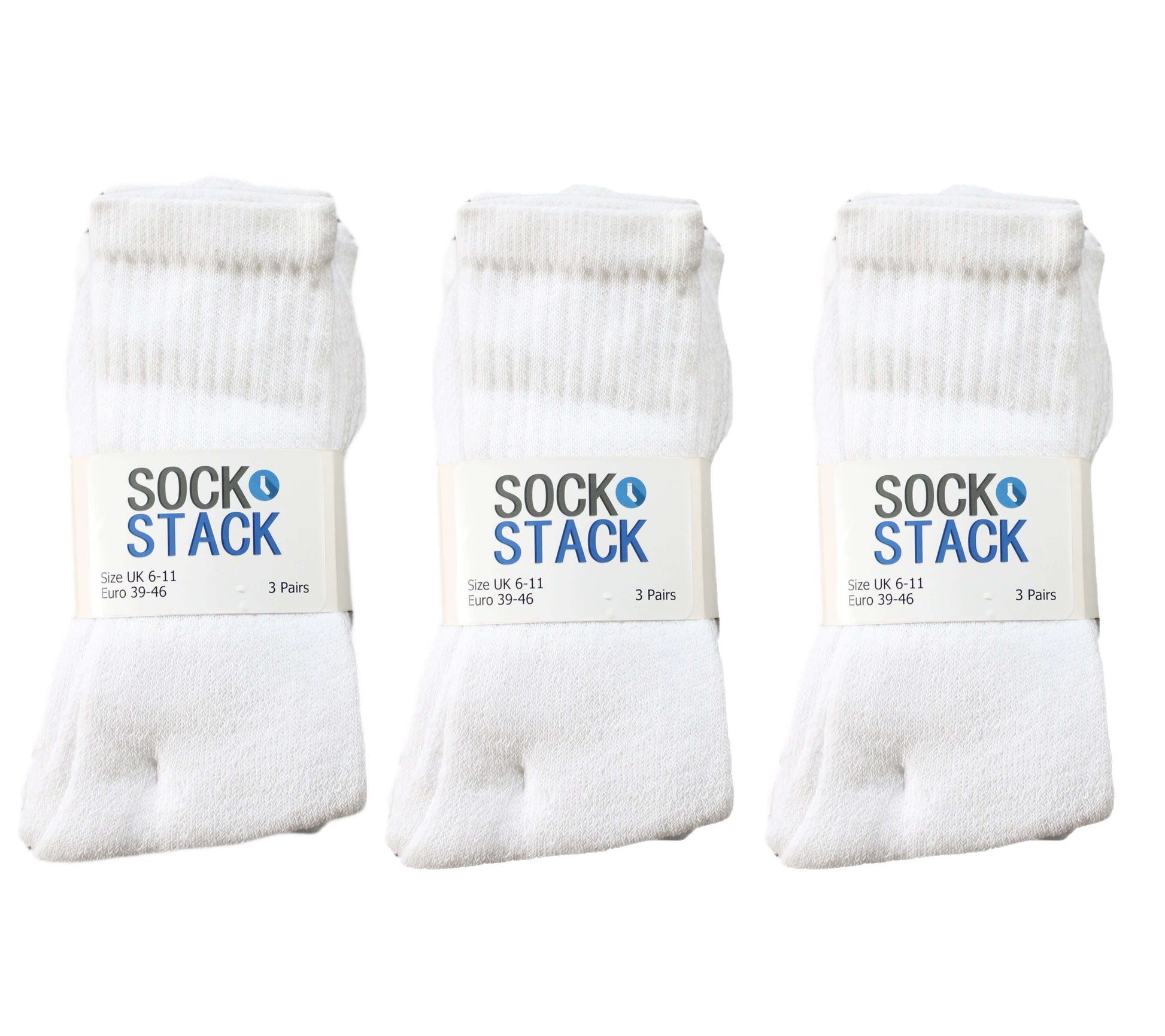15 Pairs Mens Cotton Rich Sport Socks Running Hiking Football Cushioned Anti-Blister Moisture-Wicking Breathable Comfortable UK Sizes 6-11 by Sock Stack. Buy now for £8.00.