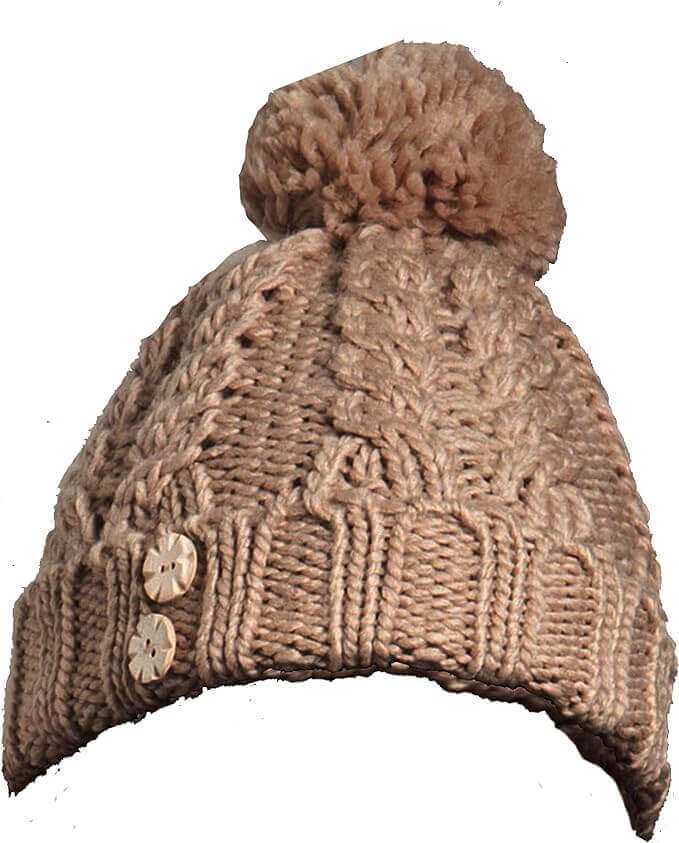 Women's Hand Knitted Hat Scarf Hand Warmer Winter Inga Button Style. Buy now for £8.00. A Hats by Sock Stack. accessories, accessory, brown, camping, chunky, comfortable, coziness, cream, Hand Warmer, hat, Hats, hiking, Inga Button, insulation, ladies, ou