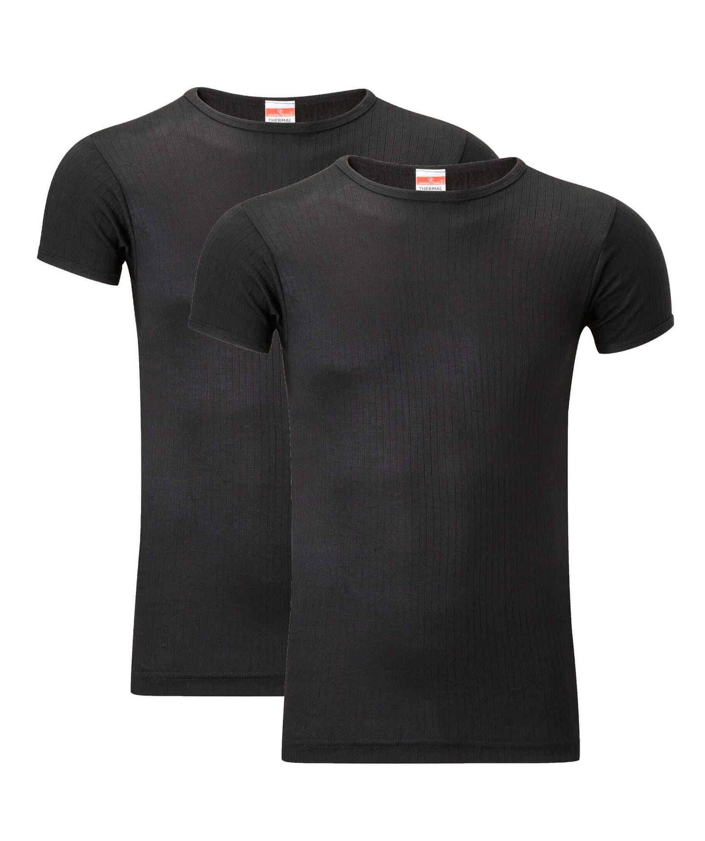 2 Pack Mens Thermal T Shirts Warm Winter Baselayer Insulating Yarn Soft Brushed Inner Perfect for Outdoor Activities Hiking Skiing by Heatwave Thermalwear. Buy now for £10.00.