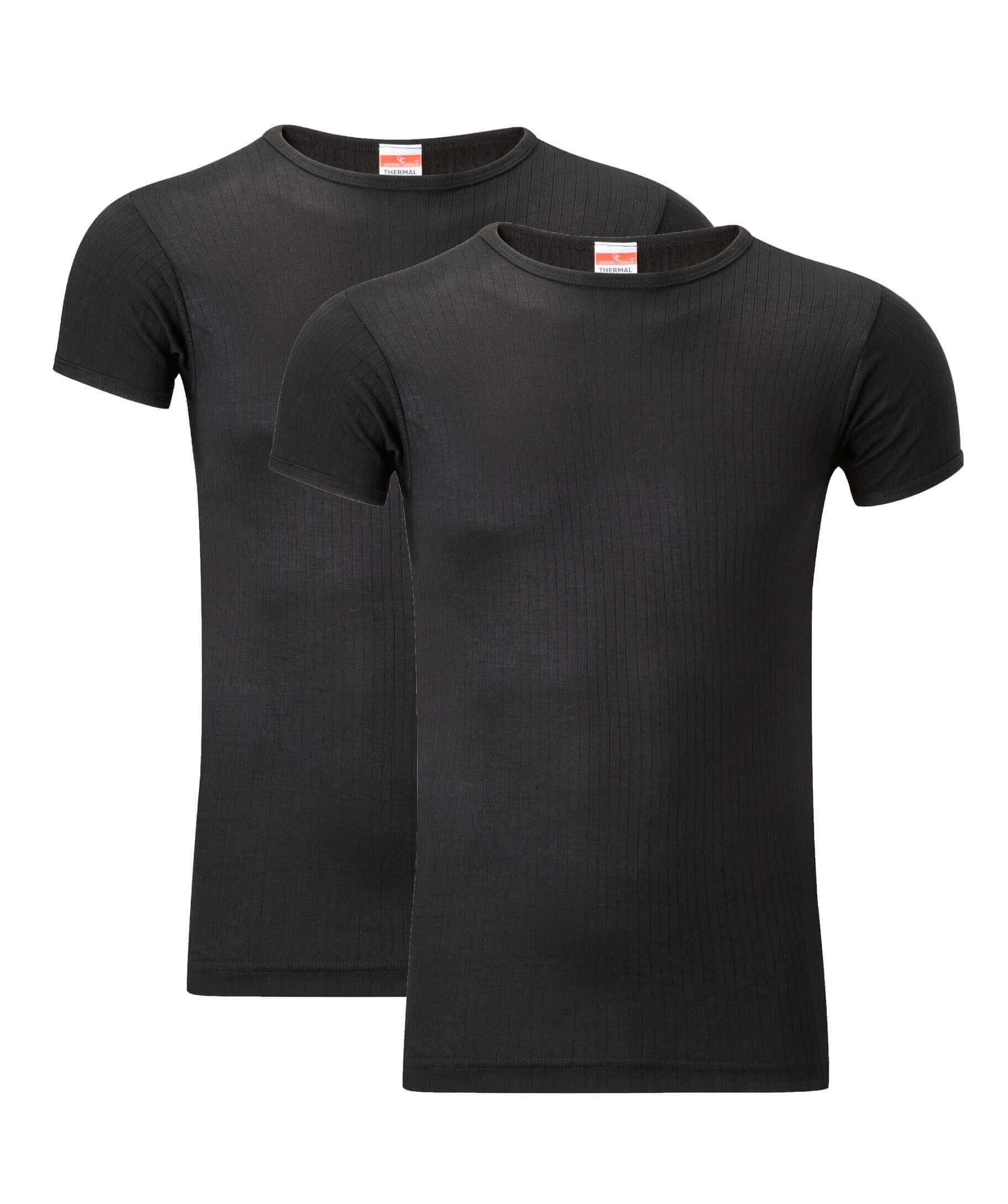 2 Pack Mens Thermal T Shirts Warm Winter Baselayer Insulating Yarn Soft Brushed Inner Perfect for Outdoor Activities Hiking Skiing by Heatwave Thermalwear. Buy now for £10.00.