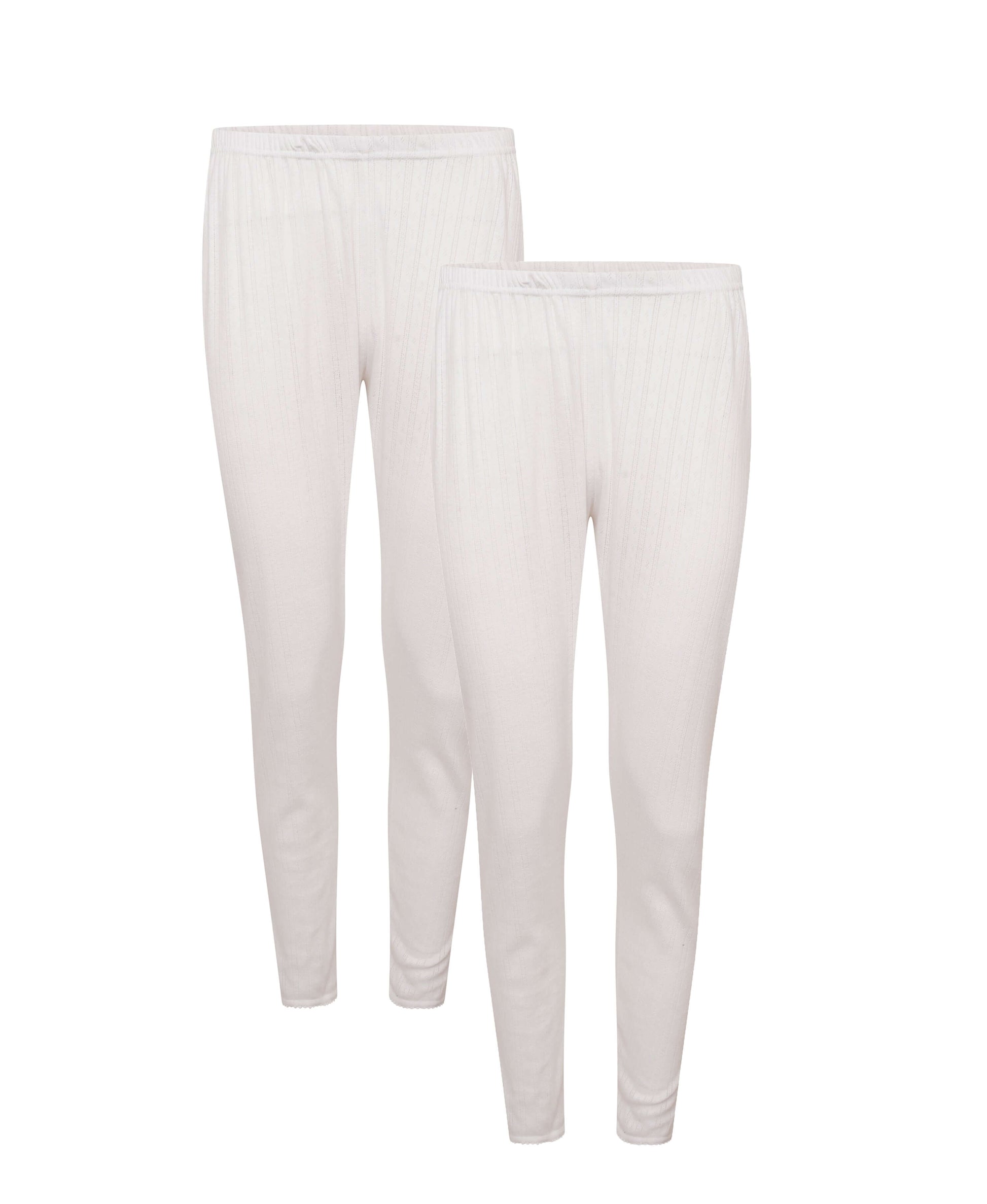 Heatwave® Pack Of 2 Women's Thermal Pants Long Janes, Ladies Warm