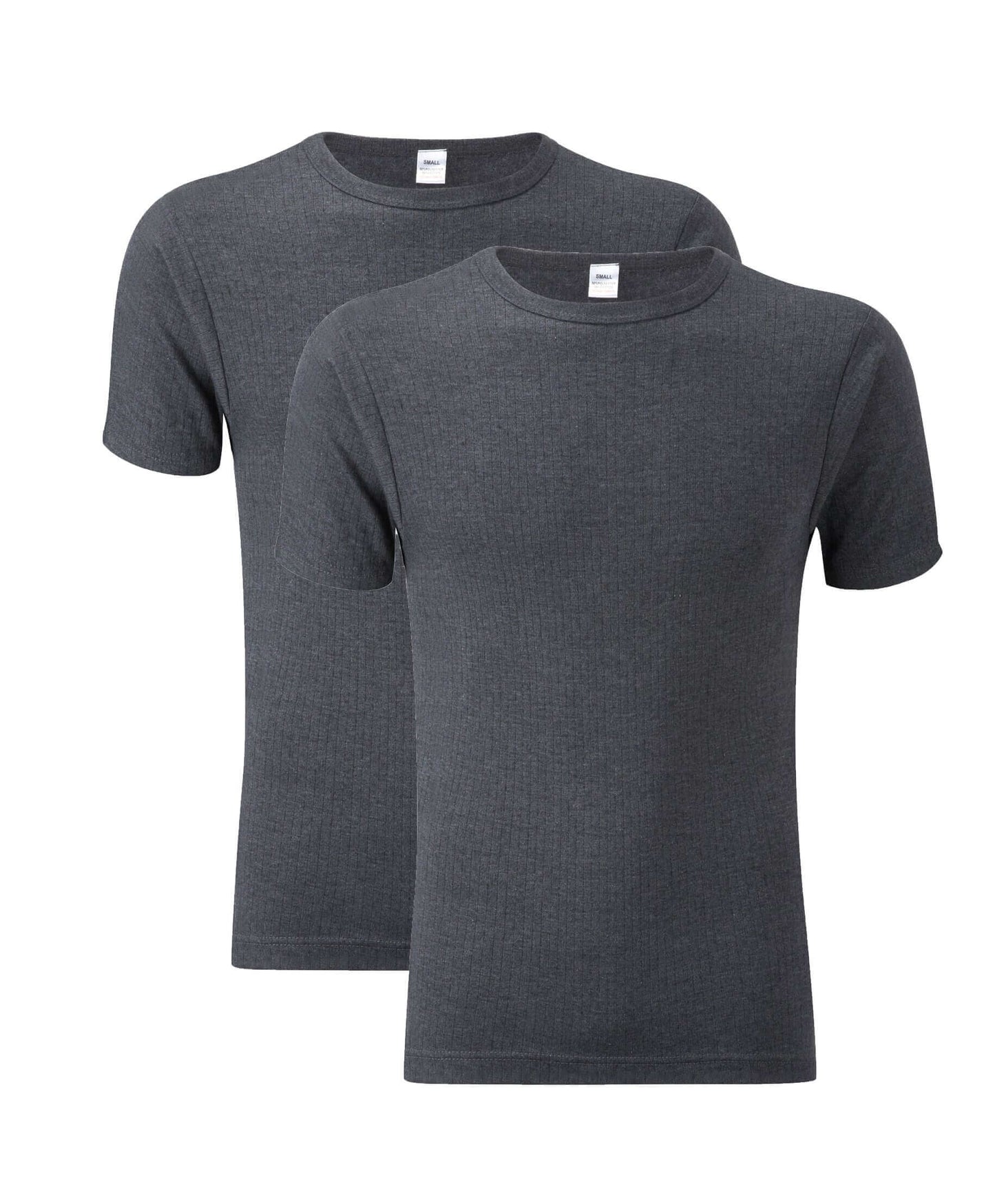 Heatwave® Pack Of 2 Men's Thermal T Shirt, Warm Underwear Baselayer. Buy now for £10.00. A Thermal Underwear by Heatwave Thermalwear. baselayer, black, blue, charcoal, grey, heatwave, hiking, large, long johns, long sleeve, marl grey, medium, mens, navy,