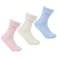 3 Pack Women's Non Slip Thermal Bed Socks Cozy Winter Slipper Socks with Silicone Grips Warm Ankle Coverage UK Sizes 4-8 Multiple Colors by Sock Stack. Buy now for £7.00.