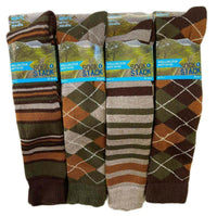 3 Pack Men's Thermal Wellington Boot Socks Reinforced Heel Toe Cushioned Comfort Ideal for Outdoor Hiking Work Durable Warm Size UK 6-11 by Sock Stack 6-11 Socks