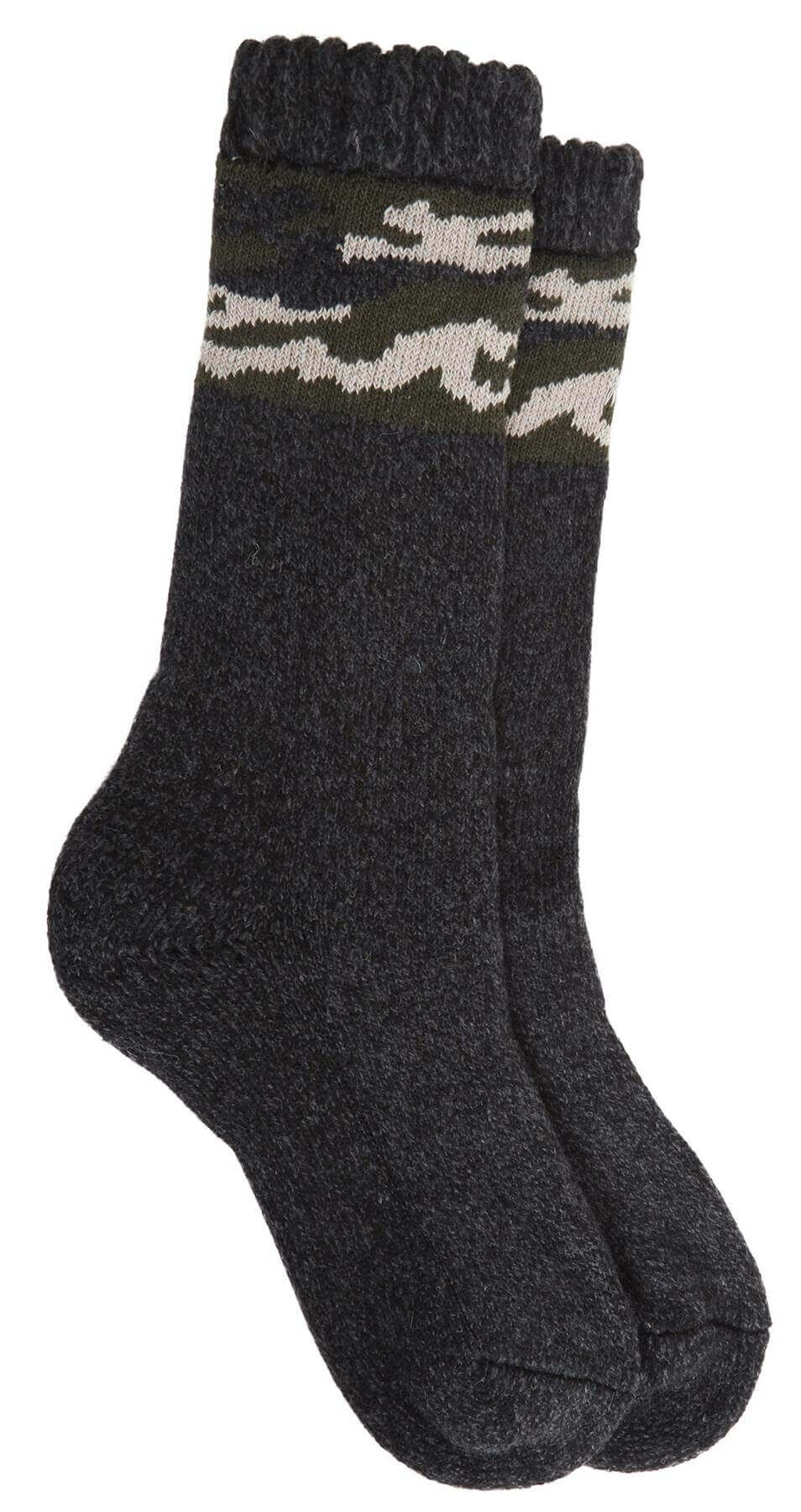 3 Pairs Mens Merino Wool Thermal Hiking Boot Socks Reinforced Heel Toe Cushioning Outdoor Work Running by Sock Stack Socks