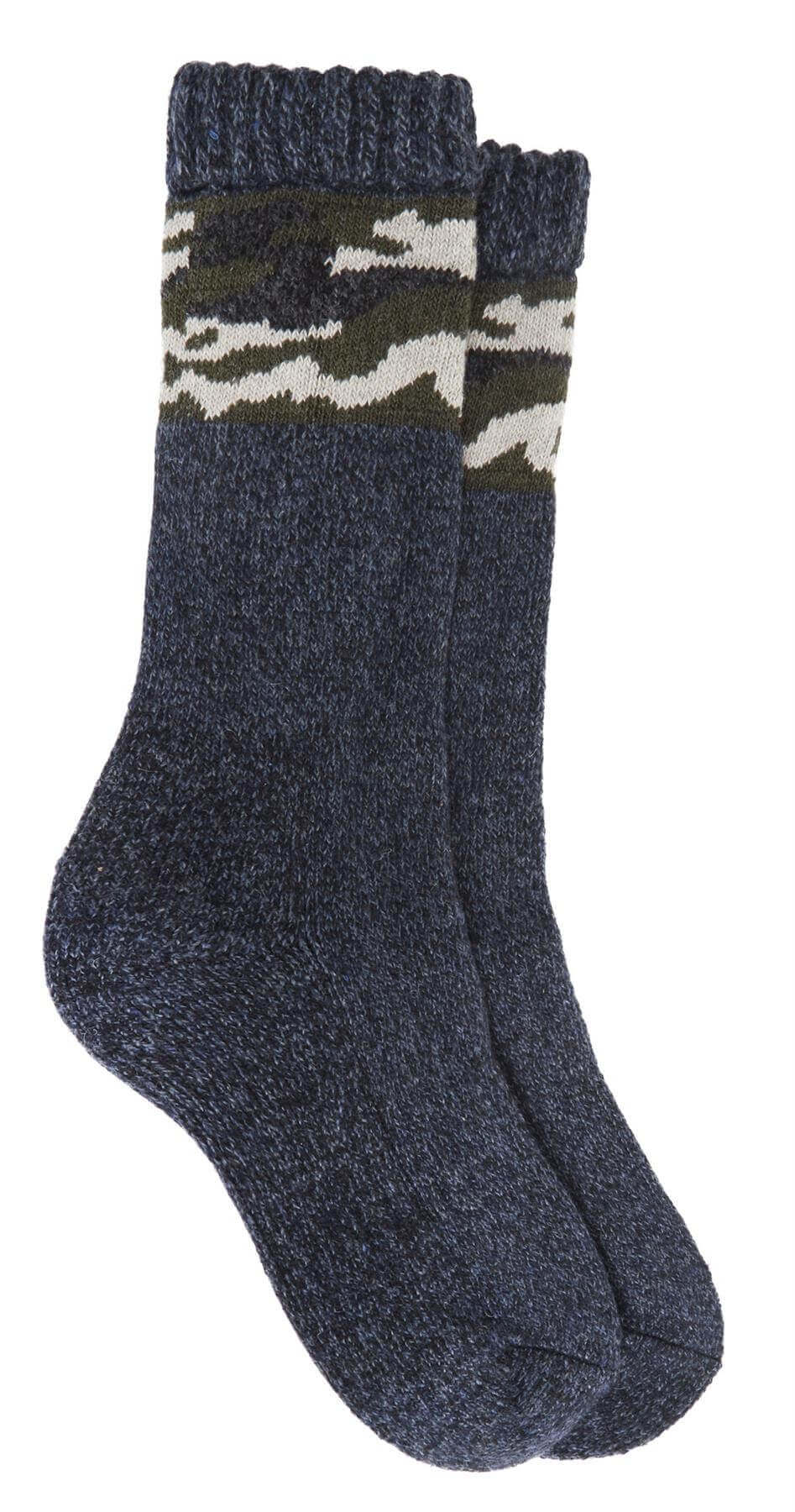 3 Pairs Mens Merino Wool Thermal Hiking Boot Socks Reinforced Heel Toe Cushioning Outdoor Work Running by Sock Stack Socks