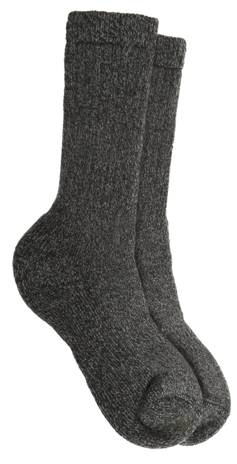 3 Pairs Mens Merino Wool Thermal Hiking Boot Socks Reinforced Heel Toe Cushioning Outdoor Work Running by Sock Stack Socks