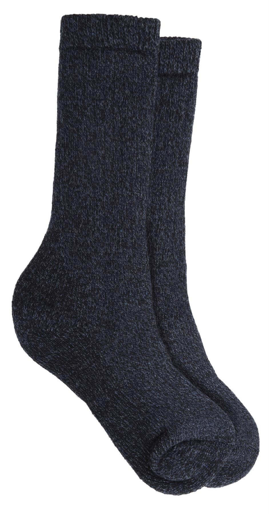 3 Pairs Mens Merino Wool Thermal Hiking Boot Socks Reinforced Heel Toe Cushioning Outdoor Work Running by Sock Stack Socks