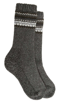 3 Pairs Mens Merino Wool Thermal Hiking Boot Socks Reinforced Heel Toe Cushioning Outdoor Work Running by Sock Stack Socks