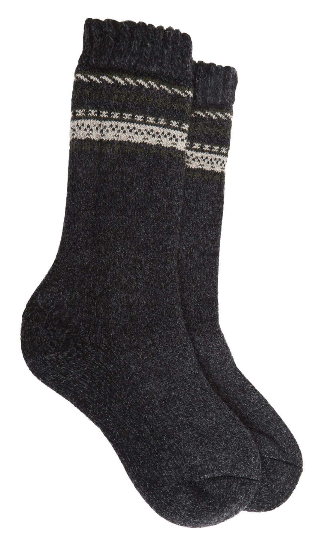 3 Pairs Mens Merino Wool Thermal Hiking Boot Socks Reinforced Heel Toe Cushioning Outdoor Work Running by Sock Stack Socks