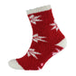 4 Pairs Ladies Christmas Slipper Socks Non-Skid Gripper Soles Winter Stocking Filler Gift Festive Rudolph Penguin Designs Sock Stack. Buy now for £7.00.
