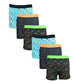 6 Pack Boys Cotton Stretch Trunks Boxer Shorts Comfortable Waistband Assorted Styles Breathable Underwear Sizes 5-13 Durable Moisture-Wicking by Sock Stack. Buy now for £9.00.