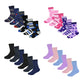 6 Pack Kids Thermal Socks Boys Girls Winter Boot Socks Non-Slip Cushioned Warm Durable Footwear Assorted Colors Sizes 4-13 Years by Heatwave Thermalwear. Buy now for £8.00.