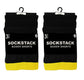 6-Pack Mens Cotton Stretch Boxer Shorts with Neon Waistband Comfortable Durable Breathable Trunk Style Everyday Wear by Sock Stack. Buy now for £10.00.