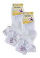 6 Pairs Girls Cotton Rich Frilly Ankle Socks Durable Breathable Sculpted Heels and Toes Multiple Sizes and Colours Perfect for School and Everyday Wear by Sock Stack. Buy now for £7.00.