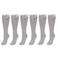 6 Pairs Girls Knee High Socks with Ribbon Bows Cotton Rich Long School Socks Stylish Comfortable Durable for Uniforms Everyday Wear Ages 2-13 by Sock Stack. Buy now for £8.00.