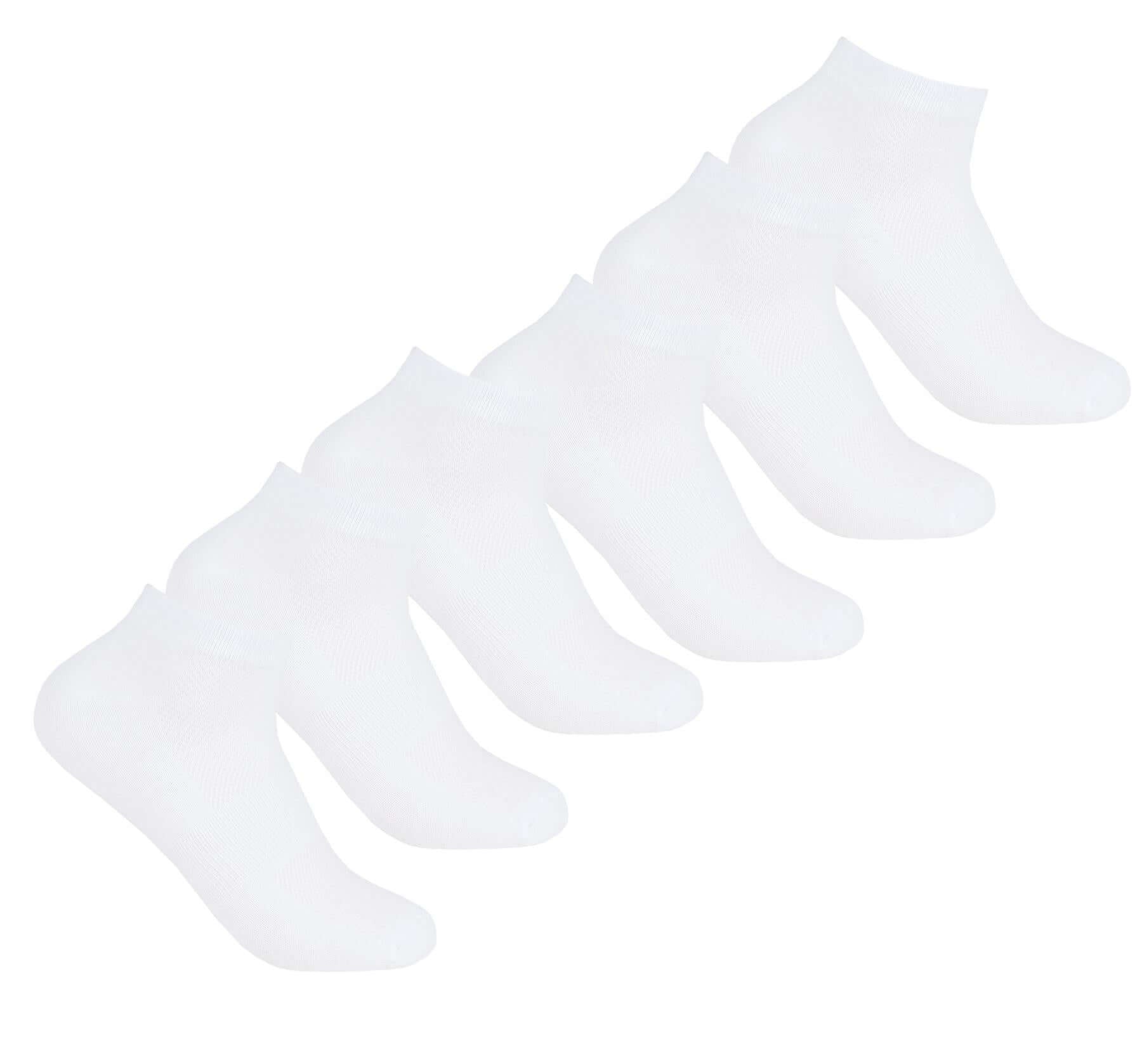 6 Pairs Mens Bamboo Sports Liner Socks Antibacterial Moisture Wicking Hypoallergenic for Gym Running Summer Sensitive Skin Black White Grey UK 6-11 by Sock Stack. Buy now for £7.00.