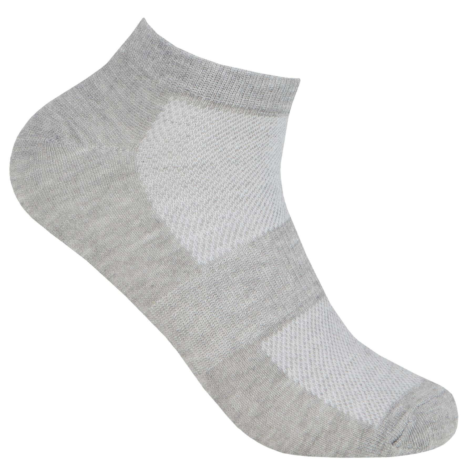6 Pairs Mens Bamboo Sports Liner Socks Antibacterial Moisture Wicking Hypoallergenic for Gym Running Summer Sensitive Skin Black White Grey UK 6-11 by Sock Stack. Buy now for £7.00.