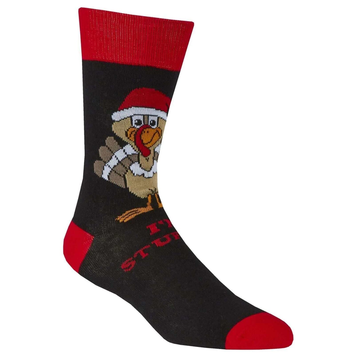 6 Pairs Men's Christmas Socks Collection Novelty Festive Designs Cotton Rich Santa Rudolph Beer Xmas Pudding Comfortable Holiday Socks by Sock Stack UK 6-11 EUR 39-45. Buy now for £10.00.