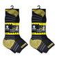 6 Pairs Mens Crew Work Boot Socks Reinforced Heel and Toe Durable Cotton Polyester Blend Breathable Moisture-Wicking Ideal for Construction Hiking by Sock Stack. Buy now for £8.00.