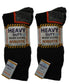 6 Pairs Mens Heavy Duty Work Socks Reinforced Heel and Toe Cushioned Anti-Blister Durable Construction Steel Toe Boot Sock UK 6-11 EUR 39-45 by Sock Stack. Buy now for £10.00.
