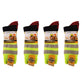 6 Pairs Mens High Visibility Work Socks with Reinforced Heel and Toe Cushioned Support for Steel Toe Boots Ideal for Construction and Industrial Jobs by Sock Stack. Buy now for £10.00.