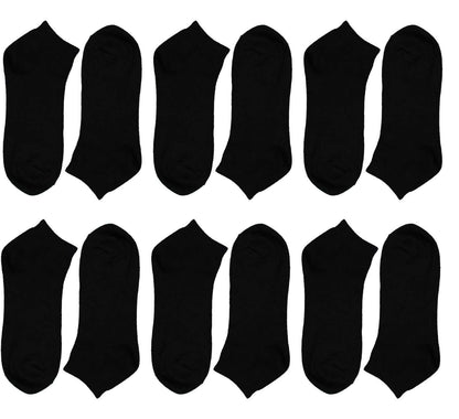 6 Pairs Mens Lightweight Breathable Cotton Blend Ankle Trainer Socks with Arch Support for Running Gym Everyday Wear in Black White Navy Grey Sizes UK 6-11 EUR 39-45 by Sock Stack. Buy now for £5.00.