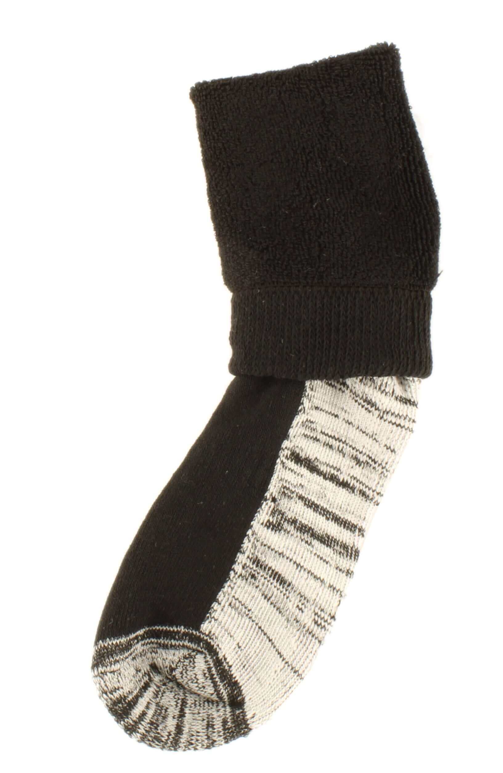 6 Pairs Mens Steel Toe Work Socks with Reinforced Heel Toe Cushioned Cotton Blend for Construction Warehouse Heavy Duty Support by Sock Stack. Buy now for £8.00.