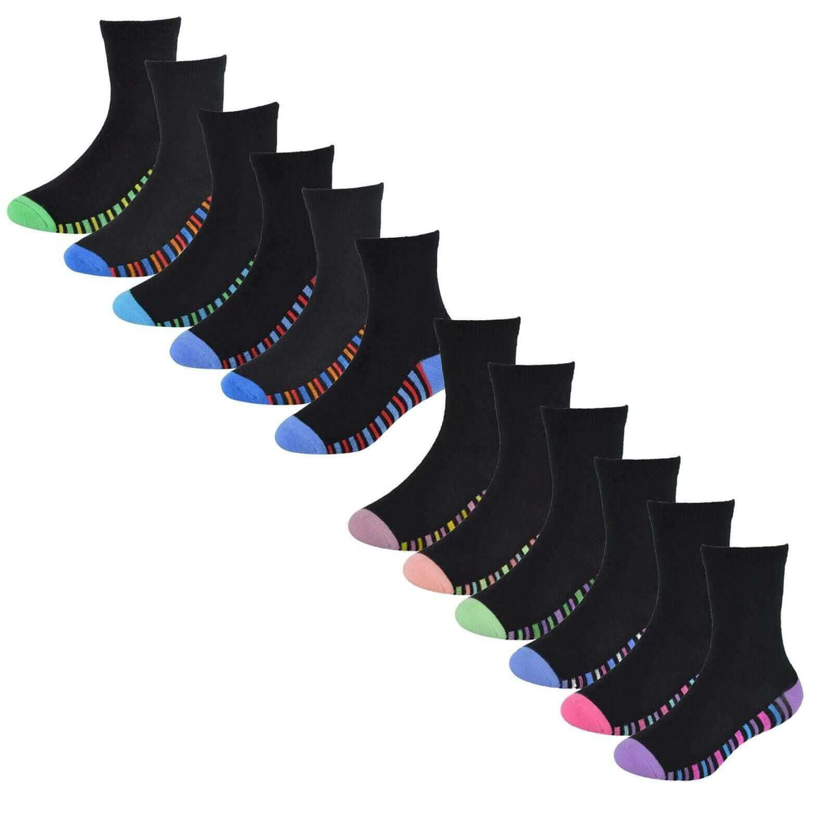 6 Pairs Kids Bamboo Socks Breathable Anti-Bacterial Moisture-Wicking Soft Comfortable Casual Socks for Boys and Girls Ages 2-13 Eco-Friendly Hypoallergenic Durable by Sock Stack DOGS UNICORN / 2-4 YRS Socks