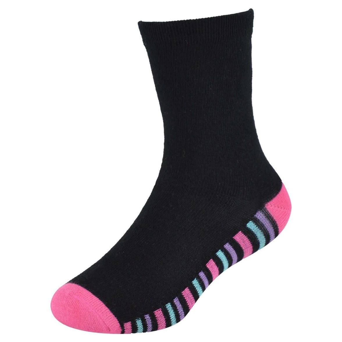 6 Pairs Kids Bamboo Socks Breathable Anti-Bacterial Moisture-Wicking Soft Comfortable Casual Socks for Boys and Girls Ages 2-13 Eco-Friendly Hypoallergenic Durable by Sock Stack Socks