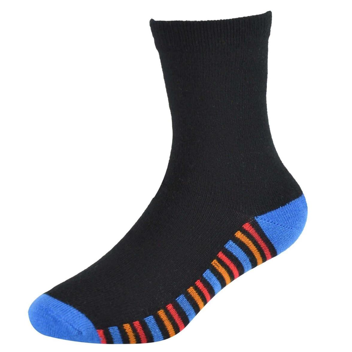 6 Pairs Kids Bamboo Socks Breathable Anti-Bacterial Moisture-Wicking Soft Comfortable Casual Socks for Boys and Girls Ages 2-13 Eco-Friendly Hypoallergenic Durable by Sock Stack Socks