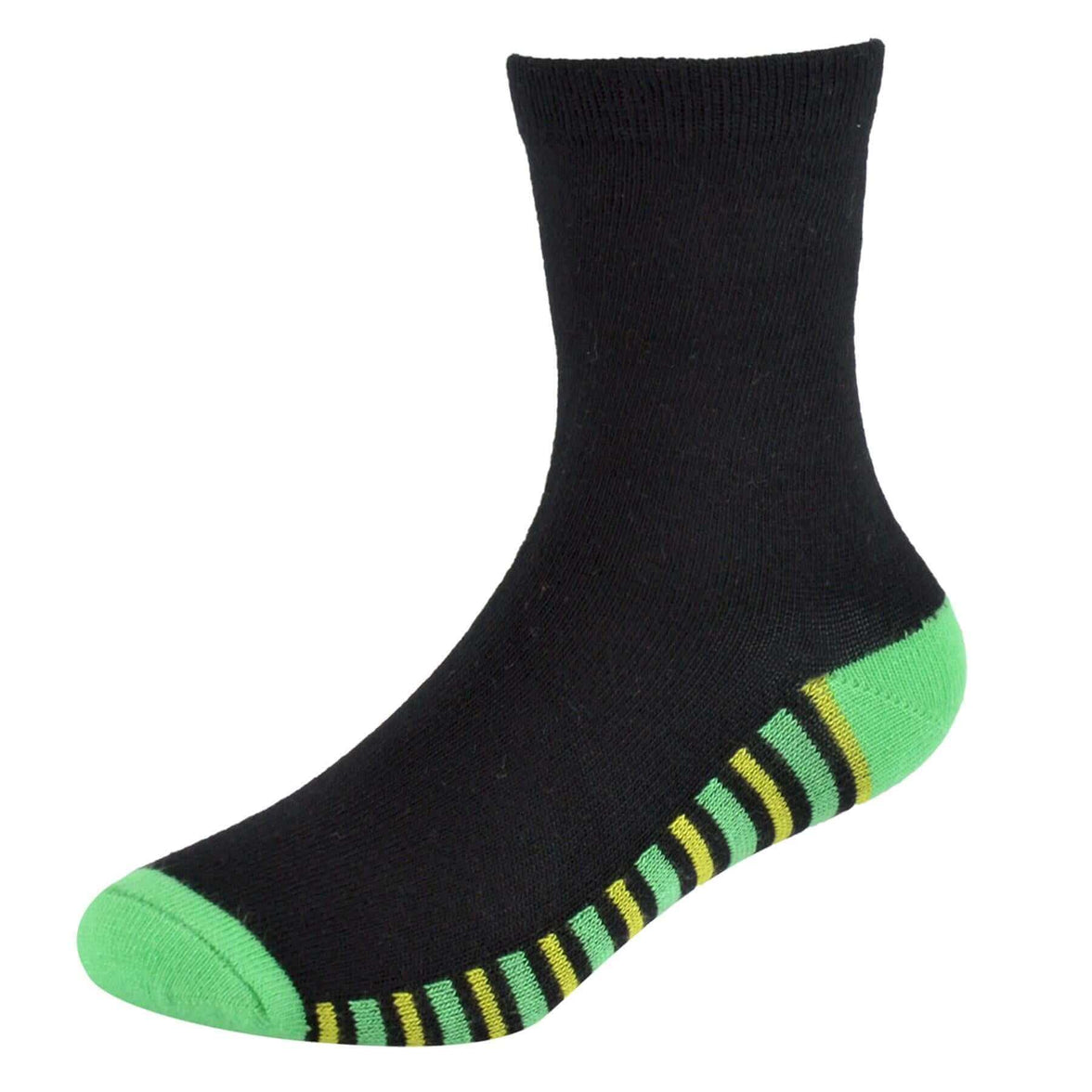 6 Pairs Kids Bamboo Socks Breathable Anti-Bacterial Moisture-Wicking Soft Comfortable Casual Socks for Boys and Girls Ages 2-13 Eco-Friendly Hypoallergenic Durable by Sock Stack Socks