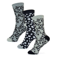 6 Pairs Women's Cotton Rich Socks Fun Designs Stripes Dots Leopard Fox Dog Cat Prints UK 4-7 Breathable Durable by Sock Stack Socks