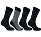 12 Pairs Men's Black Work Socks Comfort Fit with Combed Cotton Durable Construction Ultra-Smooth Flat Toe Seam Assorted Styles UK 6-11 by Sock Stack. Buy now for £8.00.