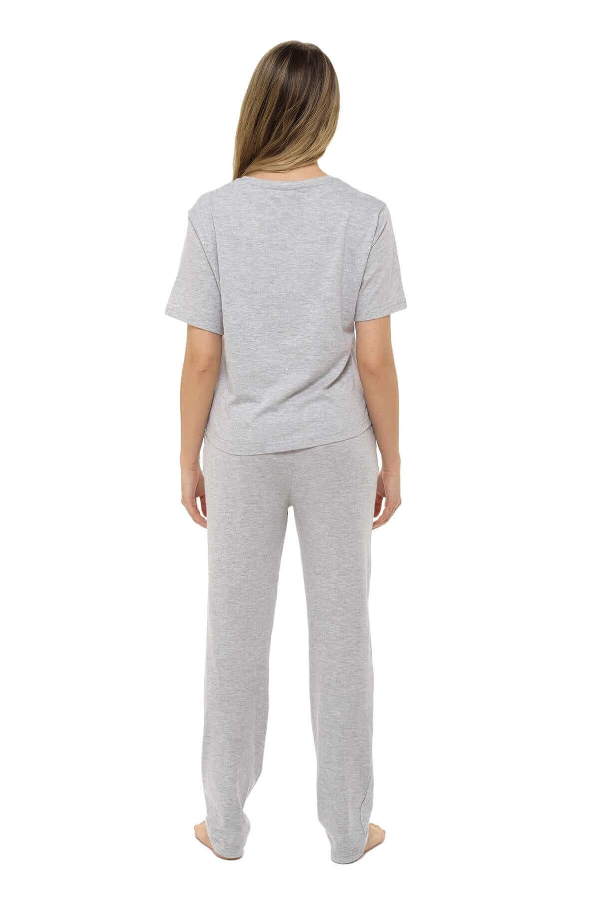 Women's Jersey Marl Loungewear Pyjama Sets Ladies Nightwear. Buy now for £15.00. A Pyjamas by Daisy Dreamer. 12-14, 16-18, 20-22, 8-10, blue, bottom, casual, comfortable, cotton, daisy dreamer, grey, gym, half, home, hotel, jersey, loungewear, marl blue,