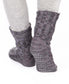 Extra Warm Men's Thermal Chunky Slipper Socks with Non Slip Grips Sherpa Fleece Lining Ideal for Home Lounging and Cold Weather UK 6-11 EU 39-46 Black Grey by Sock Stack. Buy now for £7.00.
