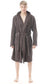 Hooded Mens Bathrobe Super Soft Terry Towelling Ultra Absorbing Flannel Black Navy Charcoal Long Pile Ideal for Shower Spa Home Gym Hotel by Daisy Dreamer. Buy now for £15.00.