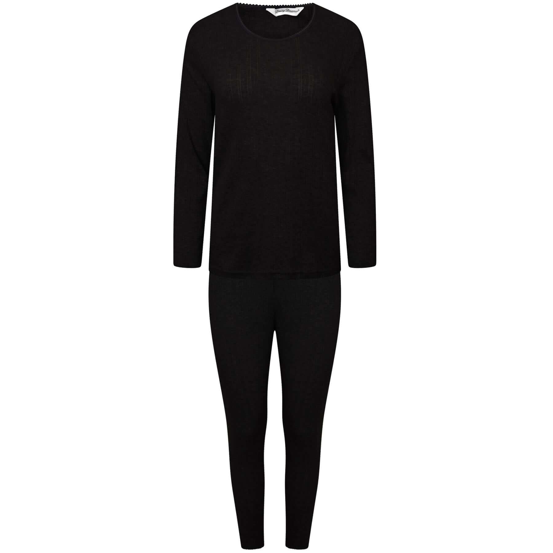 Kids Thermal Underwear Set for Girls Long Sleeve Top and Pants Insulating Cotton-Rich Winter Baselayer Soft Breathable Multiple Colors Sizes by Heatwave Thermalwear. Buy now for £7.00.
