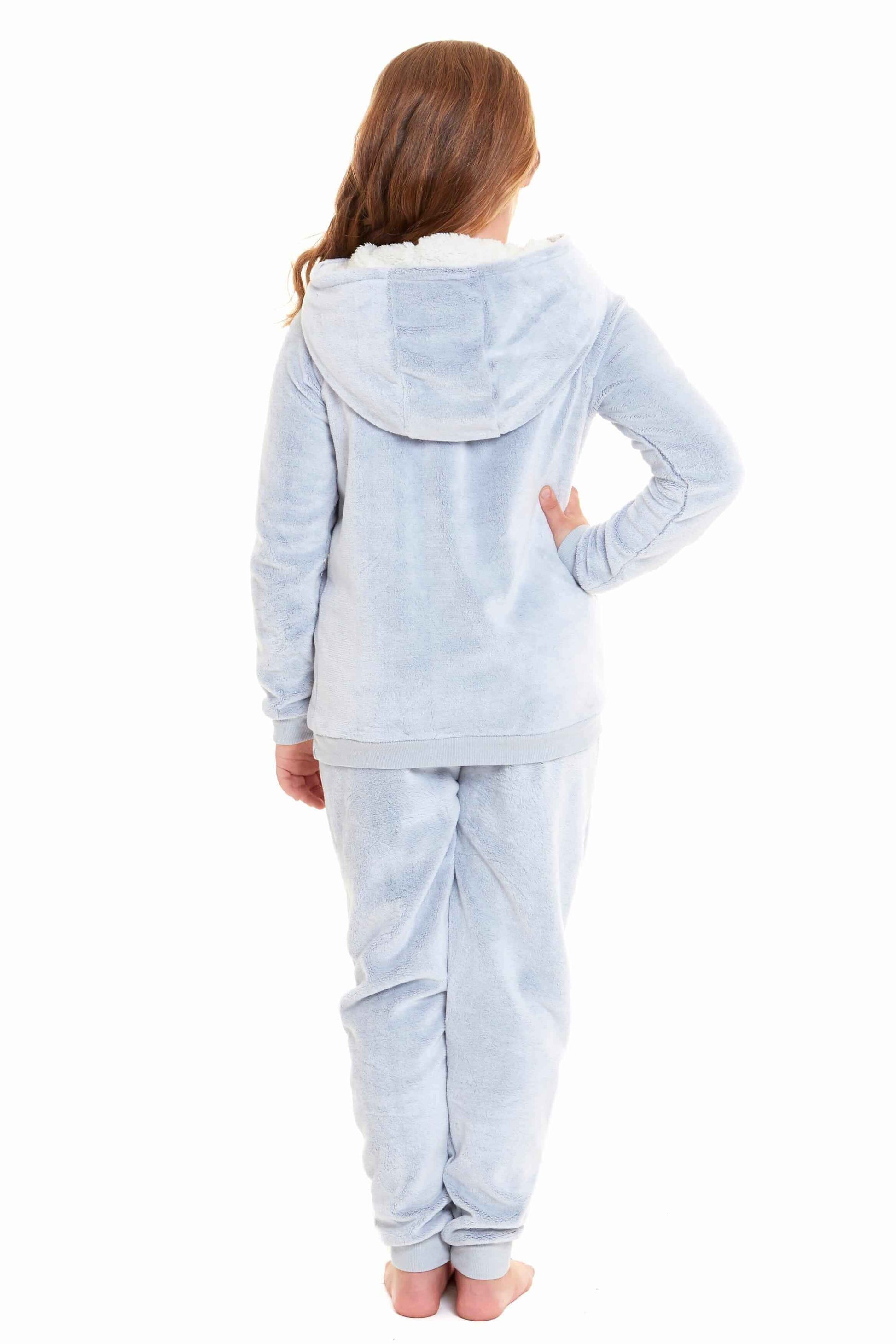 Koala Bear Fleece Hooded Pyjama Set Soft Plush Loungewear for Kids and Adults Cosy Nightwear with Hoodie and Elasticated Pants by Daisy Dreamer. Buy now for £15.00.