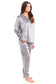 Luxurious Women's Soft Crushed Velvet Pyjama Set Comfortable Loungewear Stylish Nightwear with Elasticated Waistband Multiple Sizes Daisy Dreamer. Buy now for £15.00.