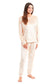 Luxurious Women's Soft Crushed Velvet Pyjama Set Comfortable Loungewear Stylish Nightwear with Elasticated Waistband Multiple Sizes Daisy Dreamer. Buy now for £15.00.